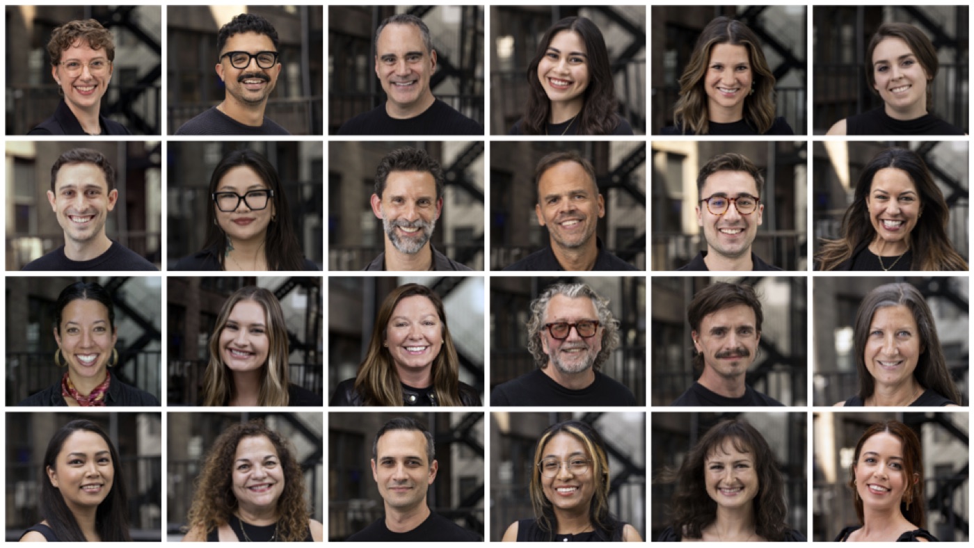 The full Proscenium team, as a grid of headshots